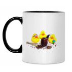 Кружка двухцветная