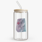 Банка с бамбуковой крышкой