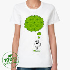 Женская футболка органик