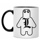 Кружка двухцветная