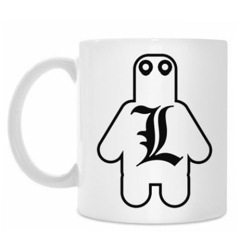 Кружка с принтом L