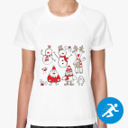 Женская спортивная футболка