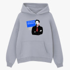 Толстовка худи оверсайз