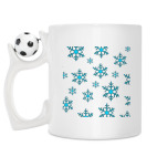 Кружка с футбольным мячиком