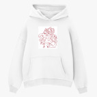 Толстовка худи оверсайз