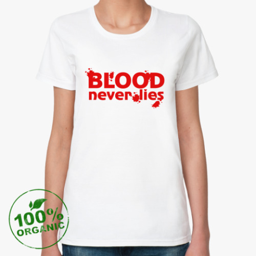 Женская футболка из органик-хлопка с принтом Декстер