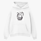 Толстовка худи оверсайз