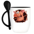 Кружка с ложкой