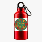 Металлическая бутылка 400 мл UV-DTF