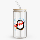 Банка с бамбуковой крышкой