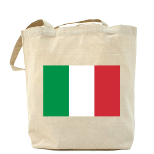 Сумка шоппер с принтом  Италия