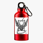 Металлическая бутылка 400 мл UV-DTF