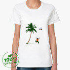 Женская футболка органик