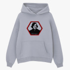 Толстовка худи оверсайз