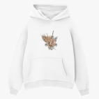 Толстовка худи оверсайз