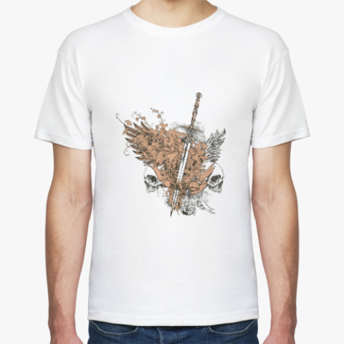 Футболка с принтом клинок