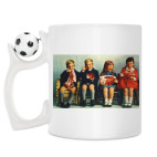 Кружка с футбольным мячиком