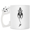 Кружка с футбольным мячиком