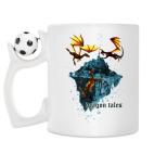 Кружка с футбольным мячиком