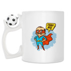 Кружка с футбольным мячиком