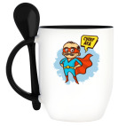 Кружка с ложкой