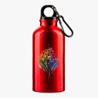 Металлическая бутылка 400 мл UV-DTF