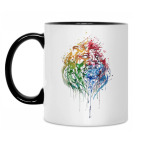 Кружка двухцветная