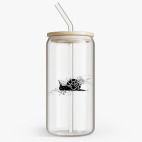 Банка с бамбуковой крышкой