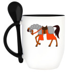 Кружка с ложкой