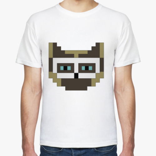 Футболка с принтом Кот SKIFCHA [СКИФЧА] 8bit