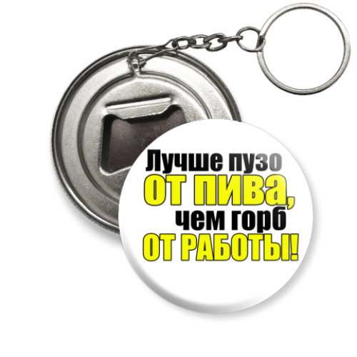 Брелок-открывашка ПИВО