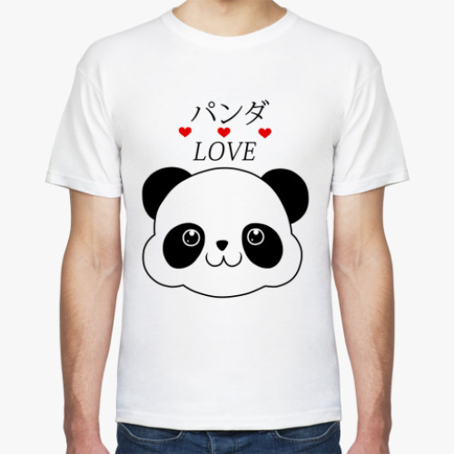 Футболка с принтом 'Panda Love'