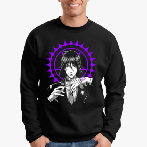 Свитшот с принтом Тёмный Дворецкий