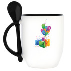 Кружка с ложкой