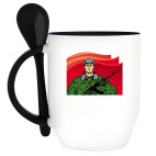 Кружка с ложкой