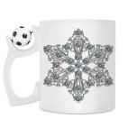 Кружка с футбольным мячиком