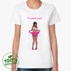 Женская футболка органик