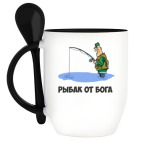 Кружка с ложкой