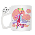 Кружка с футбольным мячиком