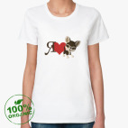 Женская футболка органик