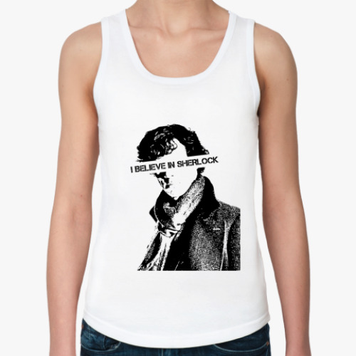 Женская майка  майка  Sherlock