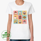 Женская футболка органик