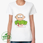 Женская футболка органик