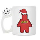 Кружка с футбольным мячиком