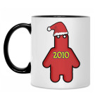 Кружка двухцветная