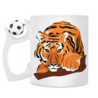 Кружка с футбольным мячиком