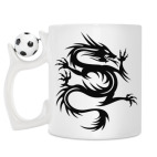 Кружка с футбольным мячиком