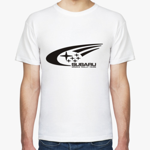 Футболка с принтом Subaru World Rally Team