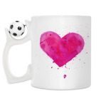 Кружка с футбольным мячиком