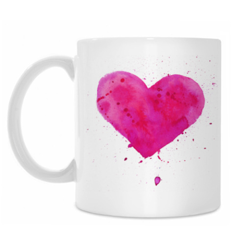 Кружка с принтом Сердце